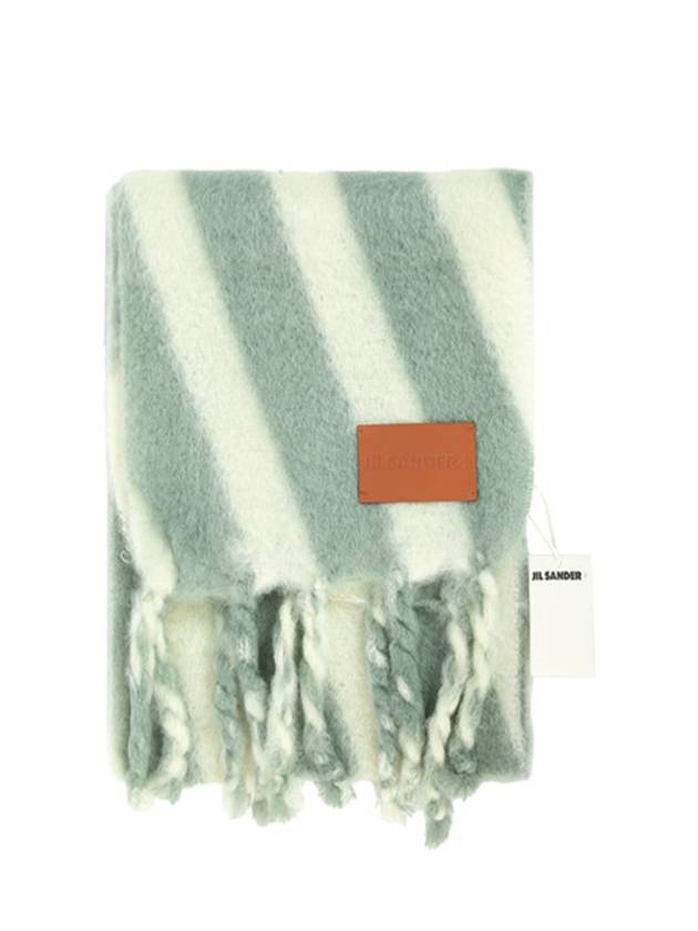 24FW 질샌더 핸드니트 울 모헤어 롱 스카프 J40TE0123 J40041 334
