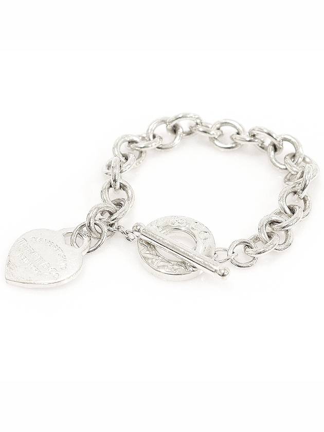 Tiffany&Co 티파니앤코 925 스털링 실버 리턴 투 티파니 하트 태그 토글 팔찌
