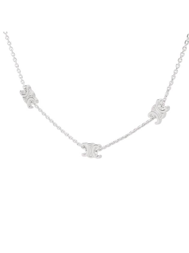 셀린느 미니 트리옴프 목걸이 실버