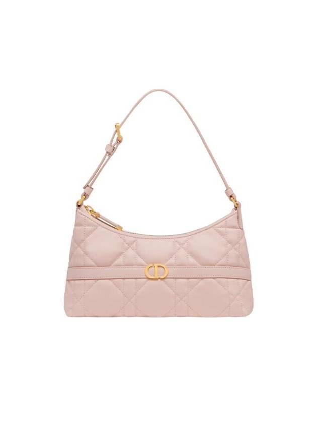 디올 미스 카로 미니 호보 숄더 백 파우더 핑크