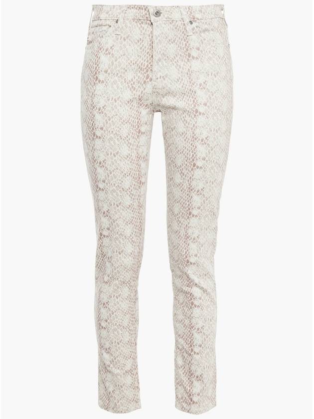 NB07 AG JEANS 여성 청바지 Snake print mid rise slim leg jeans 20346390236051573