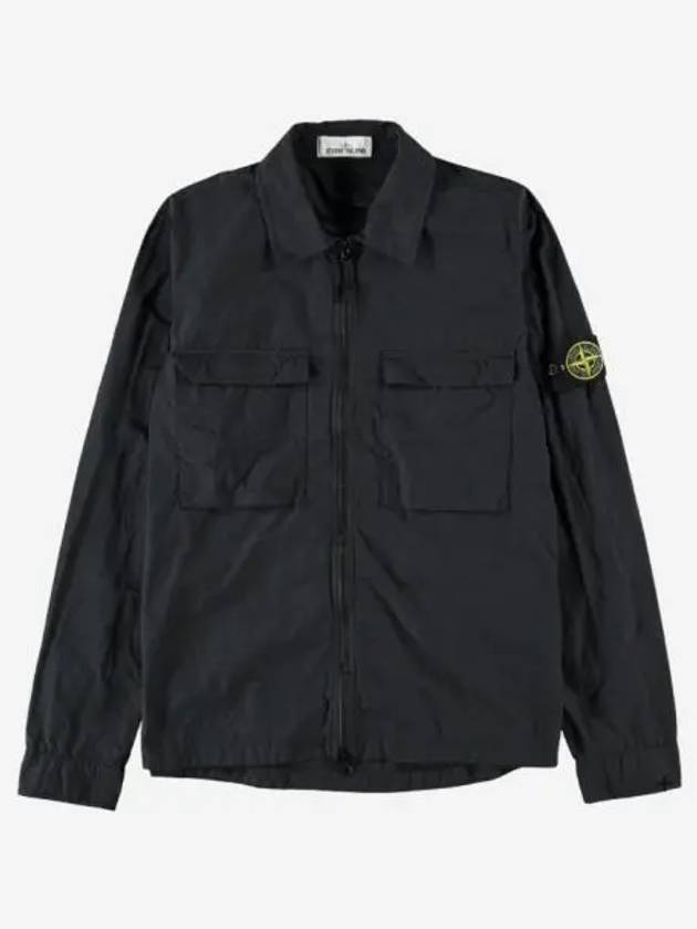 스톤 아일랜드 11102 나슬란 라이트 오버셔츠 블랙 20SS Stone Island 11102 Naslan Light Overshirt Black 20SS