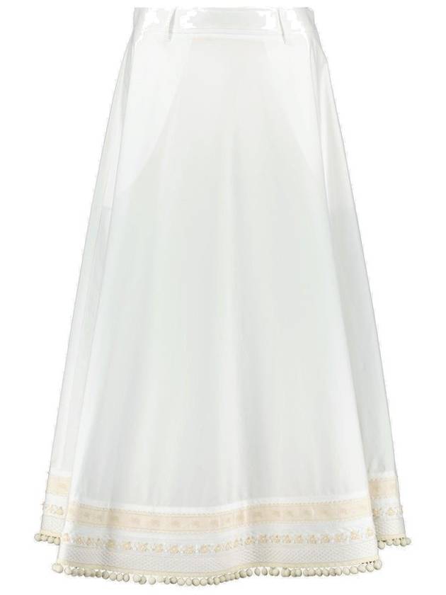 모스키노 트림 디테일 스커트