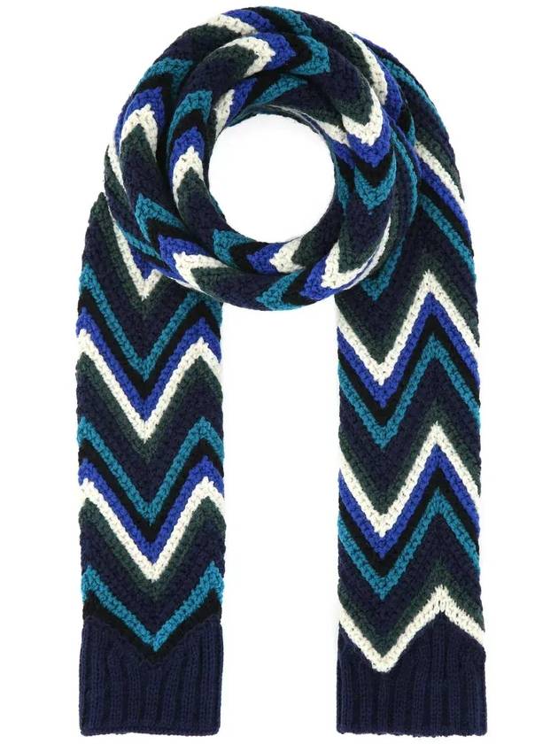 Missoni 지그재그 패턴 니트 스카프 SCR3WOU8588_1