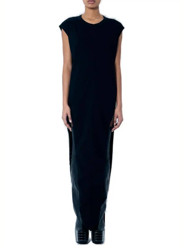 릭 오웬스 슬리브리스 크루넥 드레스 RP01E7514JA_09