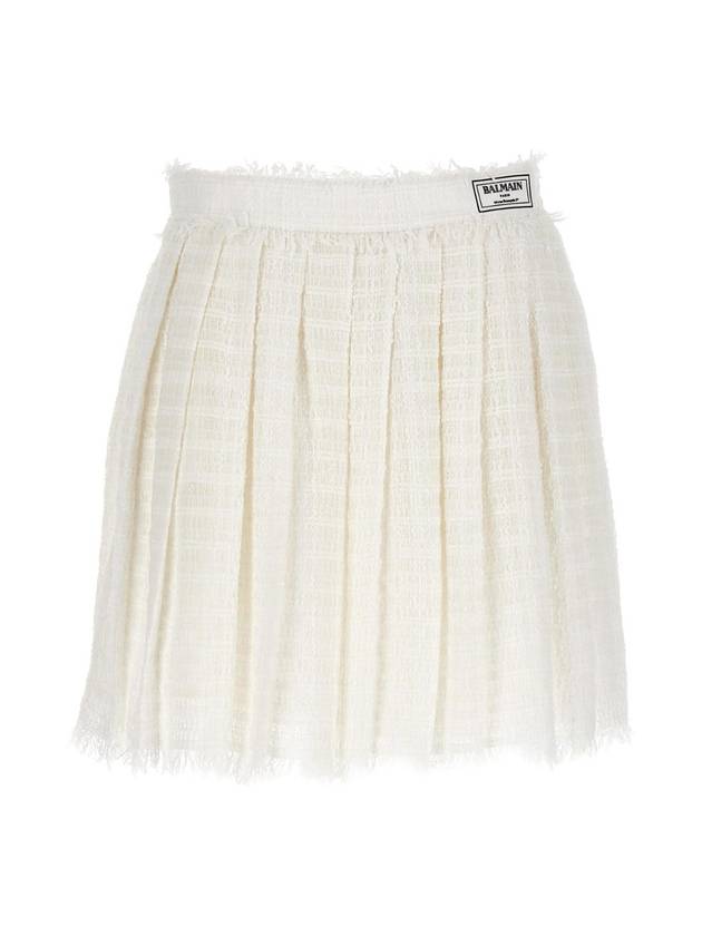 발망 FW 23 24 스커트 skater tweed AF2LB855XF440FA