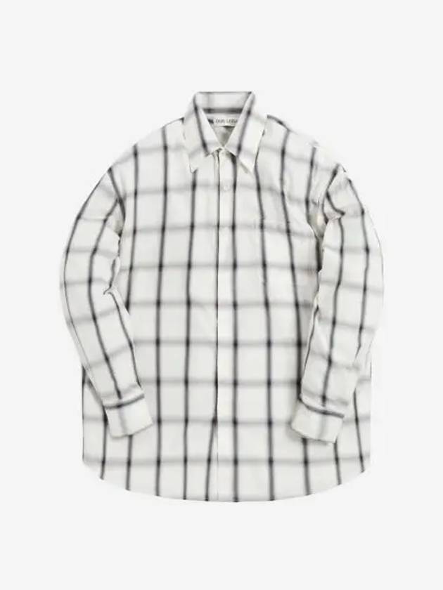 아워레가시 보로우드 셔츠 화이트 블랙 옵틱 디소넌스 Our Legacy Borrowed Shirt White Black Optic Dissonance