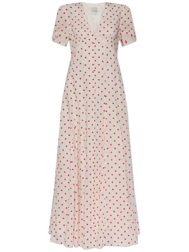 POSSE 빈티지 폴카 도트 미디 드레스 PS13640_PETITEPOLKADOT