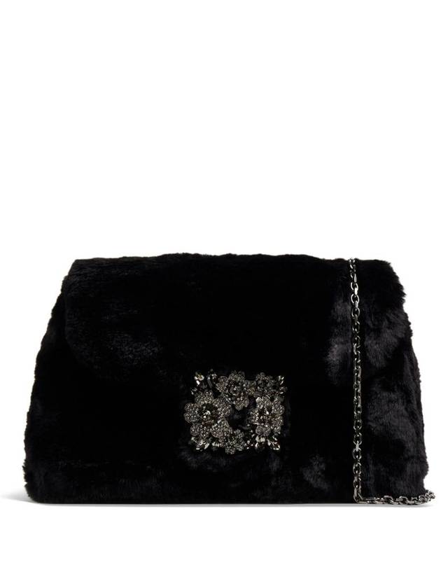 23 F W 로저 비비에 RV 부케 스트라스 페이크 퍼 핸드백 RBWANVC1101QMVB999 B0710749867