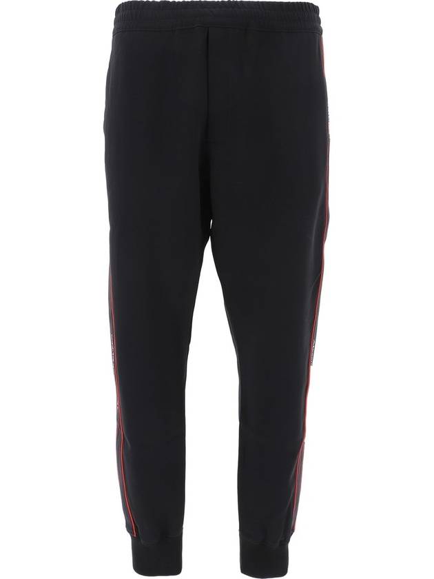 Alexander McQueen 로고 테이프 스웨트팬츠