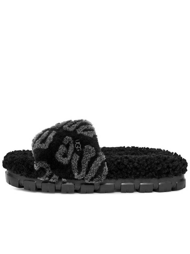 어그 23FW 코제타 양털 키높이 슬리퍼 블랙 우먼 1148770-BLK