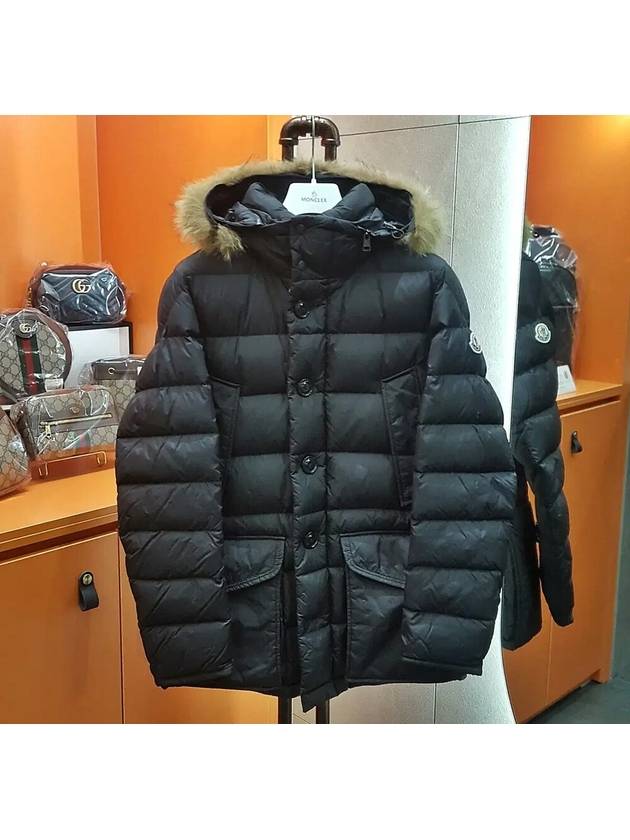 몽클레르 클루니 블랙 패딩 2size