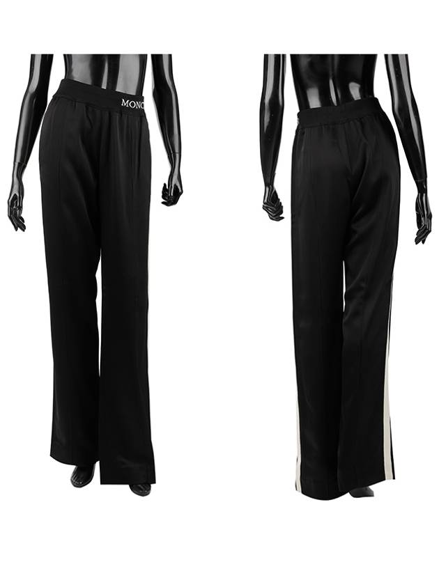 몽클레르 1650000 C0006 999 여성 로고 밴딩 웨이스트 팬츠