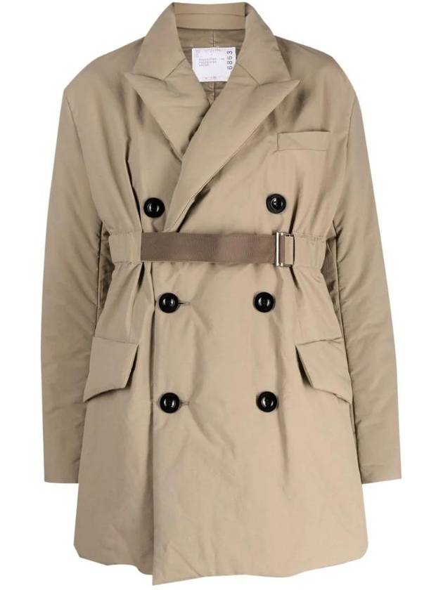 사카이 더블 브레스티드 패딩 트렌치코트 2306863