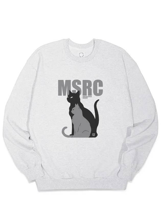 몬스터리퍼블릭 토로 맨투맨 멜란지 그레이