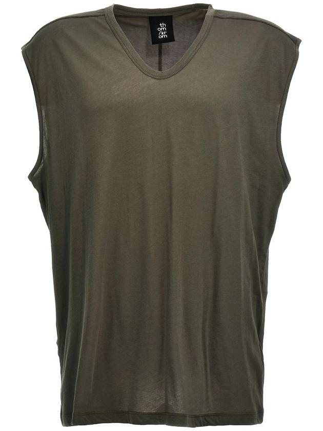 JF 톰그롬 Green Wide neckline top MTS783IVYGREEN