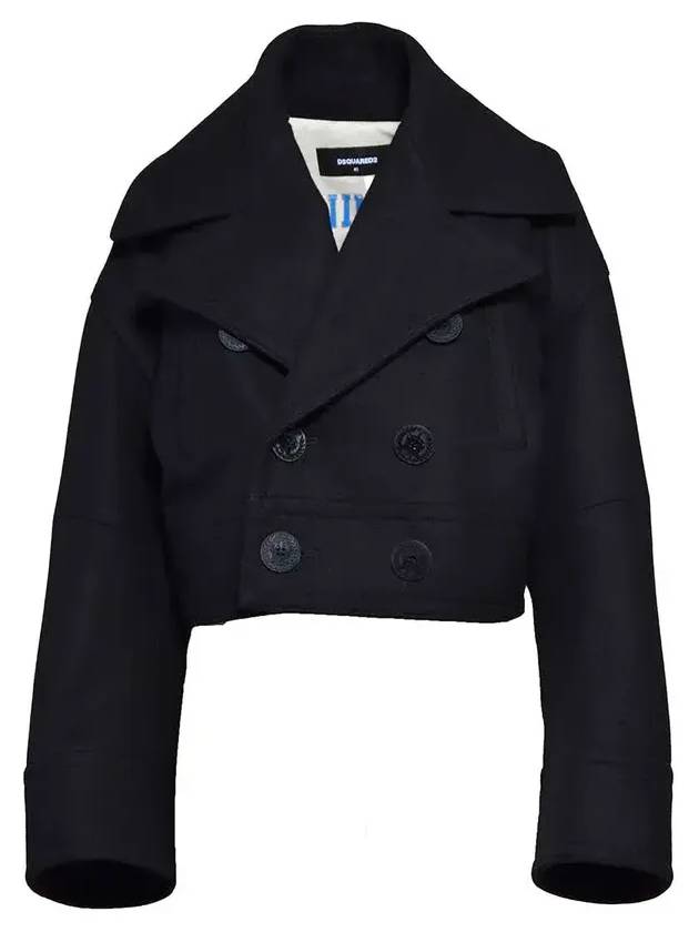 Dsquared2 더블 브레스티드 크롭 코트 S72AM1062S53003_900