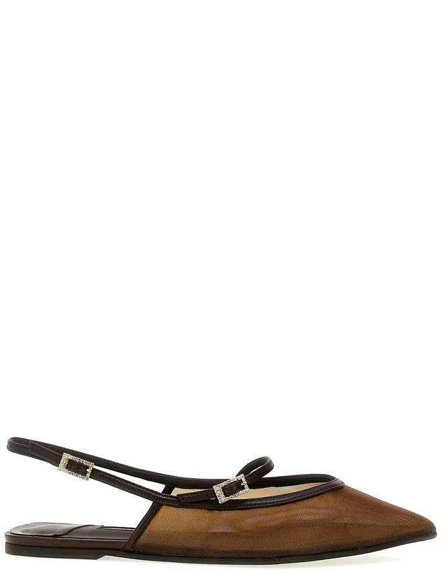 Le Silla Morgana 슬링백 플랫 슈즈 9041D020MTPPNEM_748