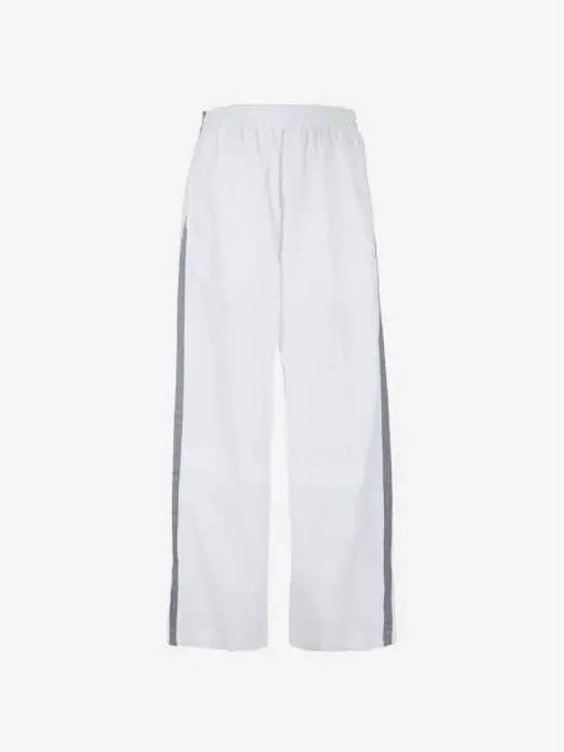 세릭 우먼 하트 지퍼 트랙 팬츠 화이트 Cerric Women Heart Zipper Track Pants White