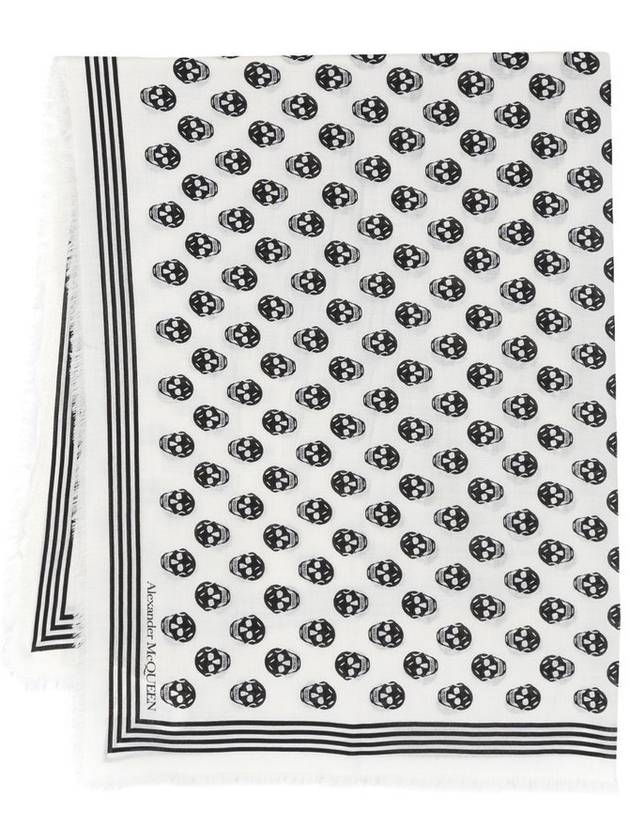 Alexander McQueen 스컬 프린트 스카프