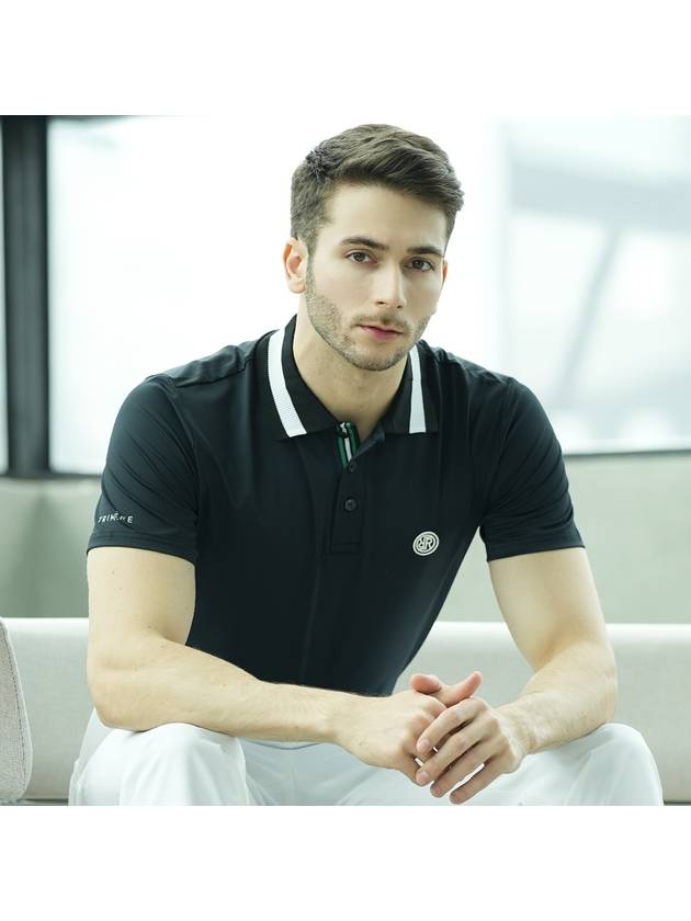 티핑 폴로 반팔티 BLACK