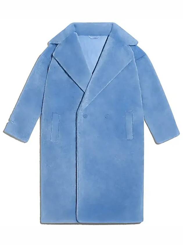 아디다스 아이비 파크 포우 퍼 코트 올 젠더 라이트 블루