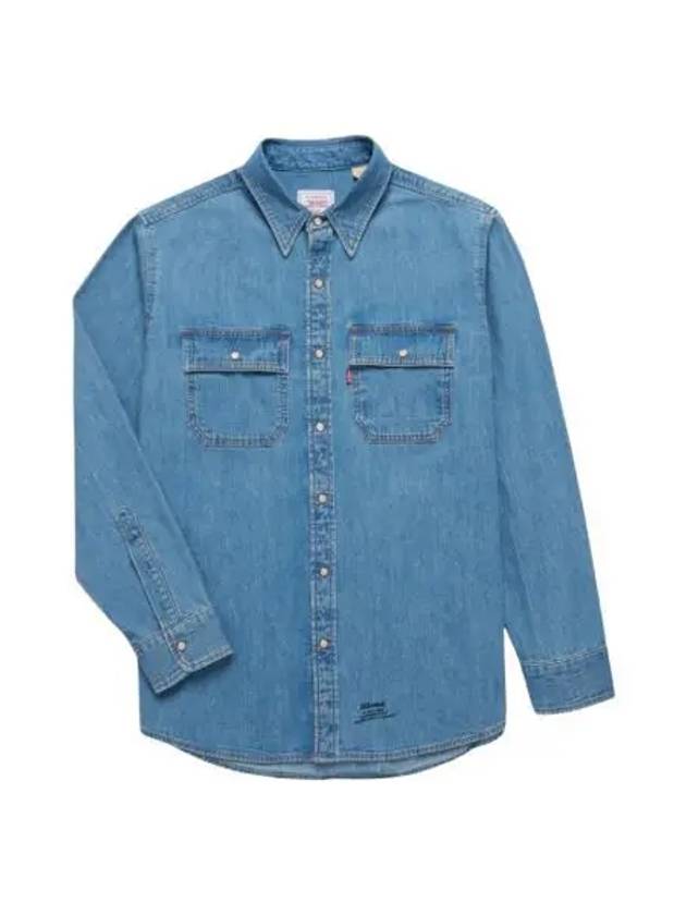 리바이스 x JJJ자운드 데님 셔츠 블루 Levi's x JJJJound Denim Shirt Blue