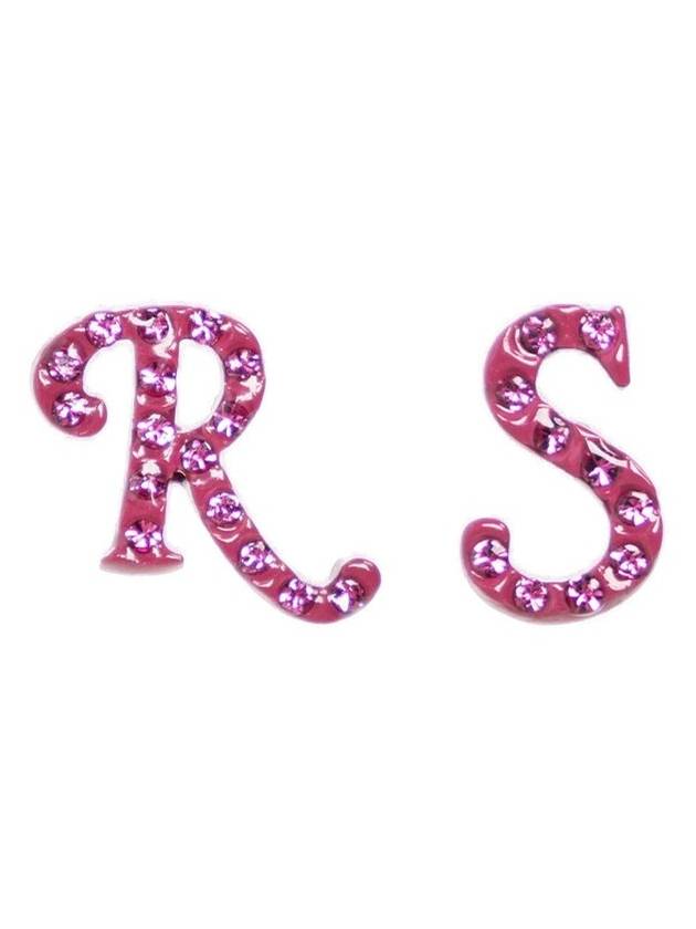 Raf Simons 로고 장식 귀걸이