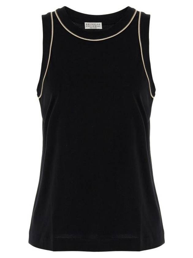 25SS 브루넬로 쿠치넬리 반팔 티셔츠 M0T81FP340CDW23 Black