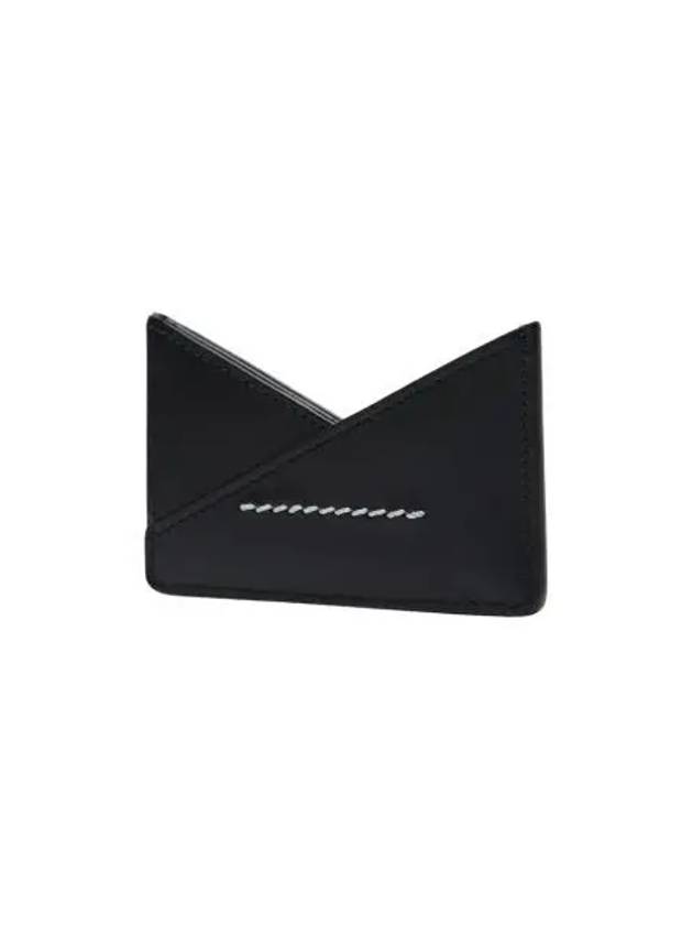 MM6 메종 마르지엘라 재패니즈 6 크로스오버 패널즈 카드 홀더 블랙 MM6 Maison Margiela Japanese 6 Crossover Panels Card Holder Black