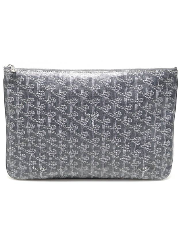 Goyard 고야드 APMSENAT2 MM 그레이 스폐셜 컬러 고야딘 캔버스 세나 MM 클러치