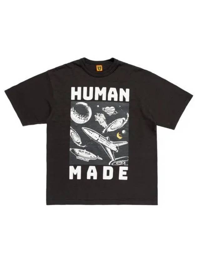 휴먼 메이드 그래픽 티셔츠 14 블랙 Human Made Graphic T Shirt 14 Black