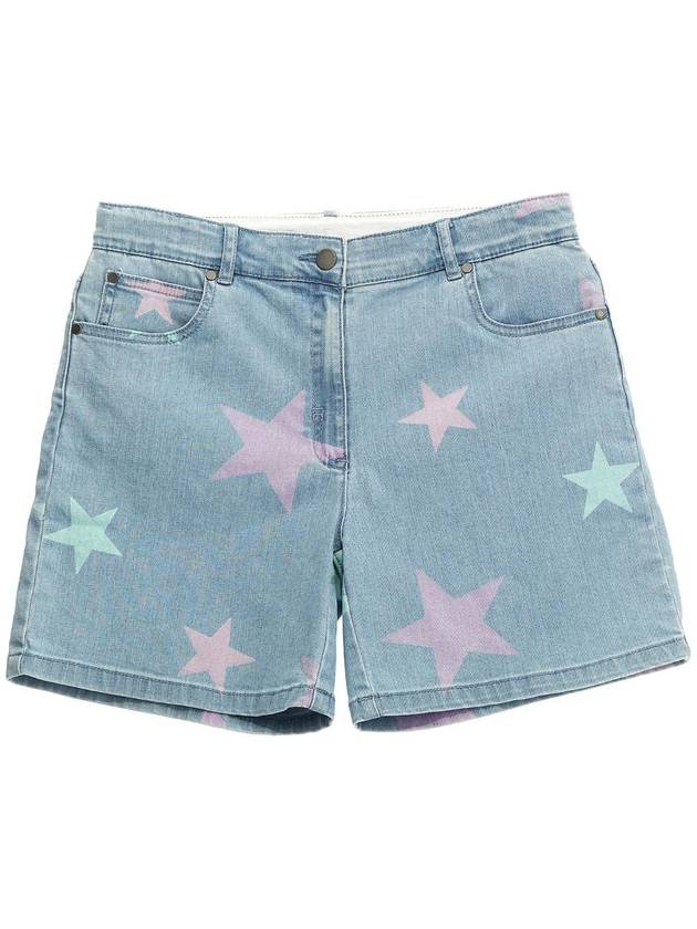 STELLA MCCARTNEY KIDS 프린트 데님 쇼츠 TU6E59Z0863600MC