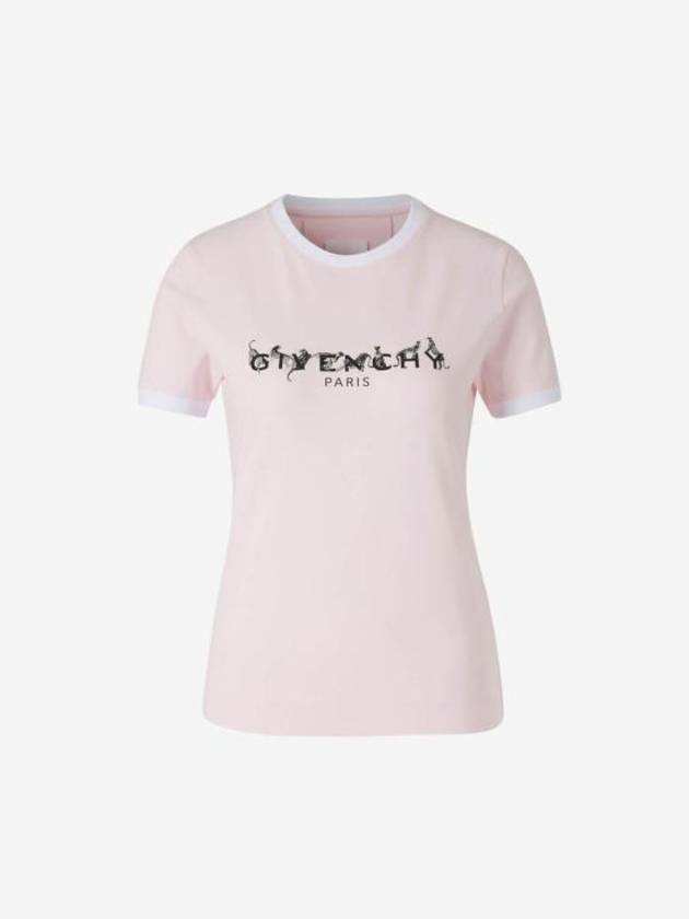 25SS 지방시 긴팔 티셔츠 BW70BFP704 978 LIGHT PINK