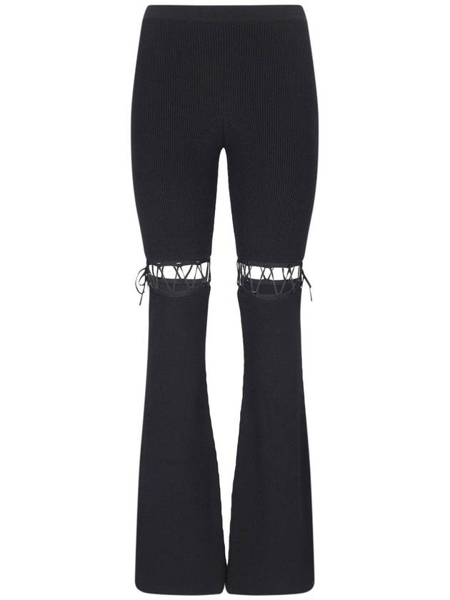 Nensi Dojaka Leggings with laces detail
