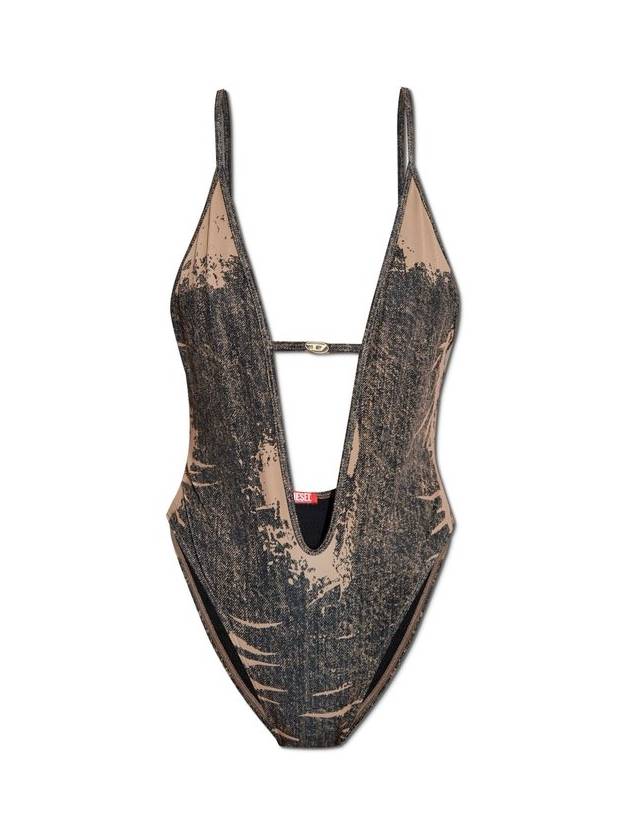 디젤 데이지-Dnm 트롬프 로이유 데님 프린트 수영복