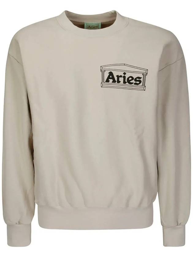 Aries Temple 로고 프린트 크루넥 스웨트셔츠 FUAR20000_SND