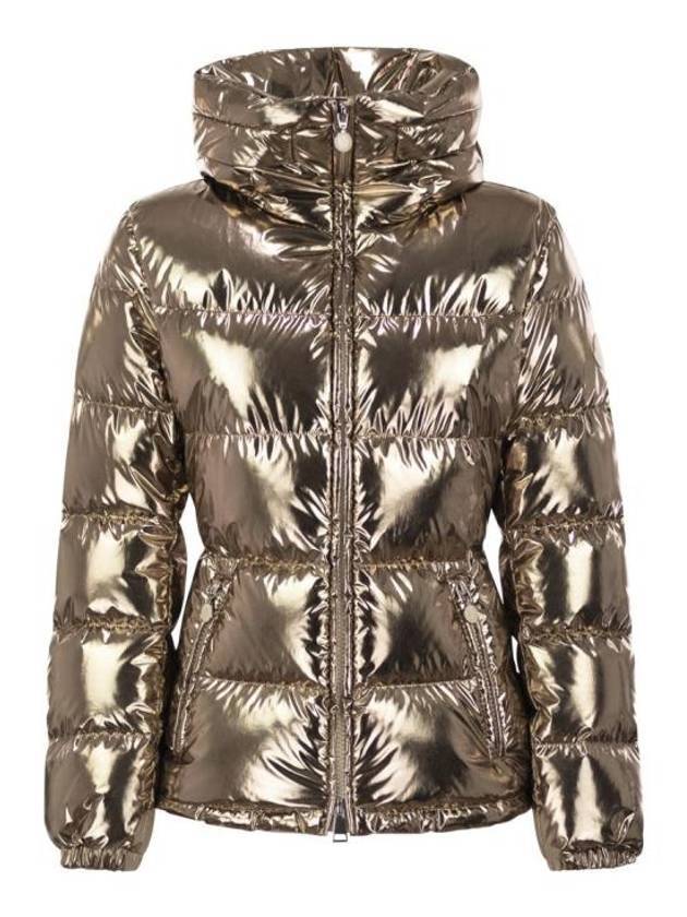 몽클레르 두로스 숏 다운 패딩 골드