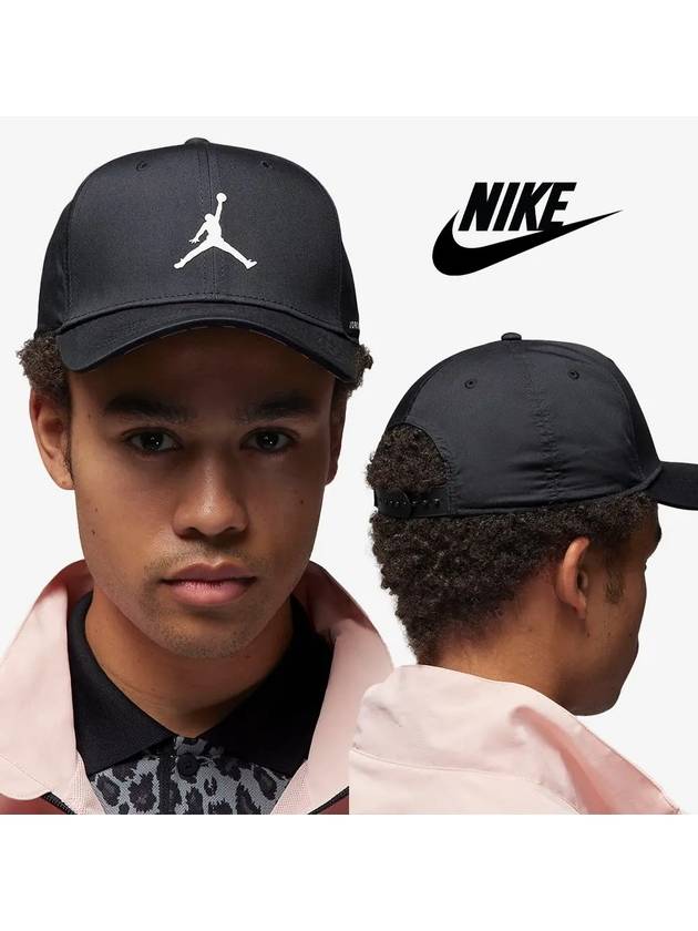나이키 모자 조던 라이즈 점프맨 골프 볼캡 블랙