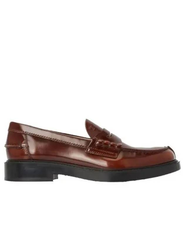 W 토즈 페니 가죽 로퍼 브라운 W Tod's Penny Leather Loafer Brown