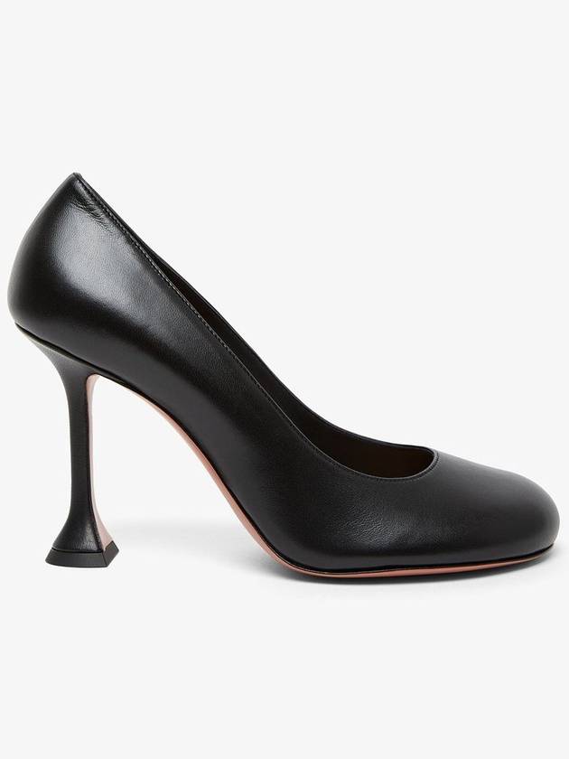 Iris 95 black leather pumps