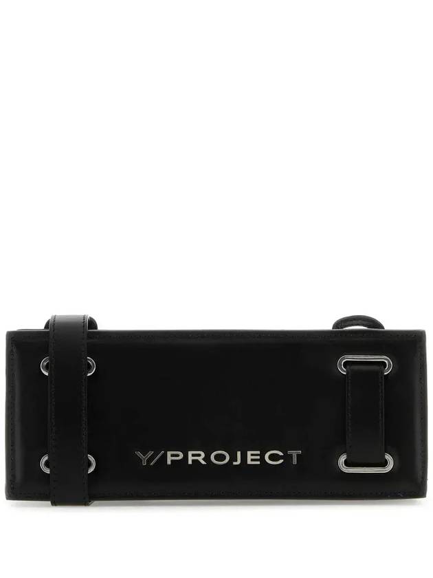 Y Project 로고 레터링 미니 아코디언 크로스바디백 620BA002S15_BLACK