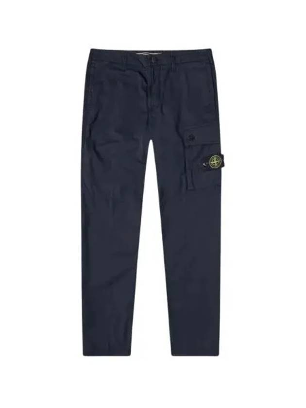 스톤 아일랜드 31410 개버딘 스트레치 카고 네이비 블루 22FW Stone Island 31410 Garbardine Stretch Cargo Pants Navy Blue 22FW