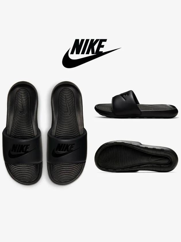 나이키 슬리퍼 빅토리 해변 스트랩 신발 블랙