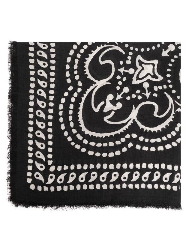 지방시 페이즐리 프린트 스카프