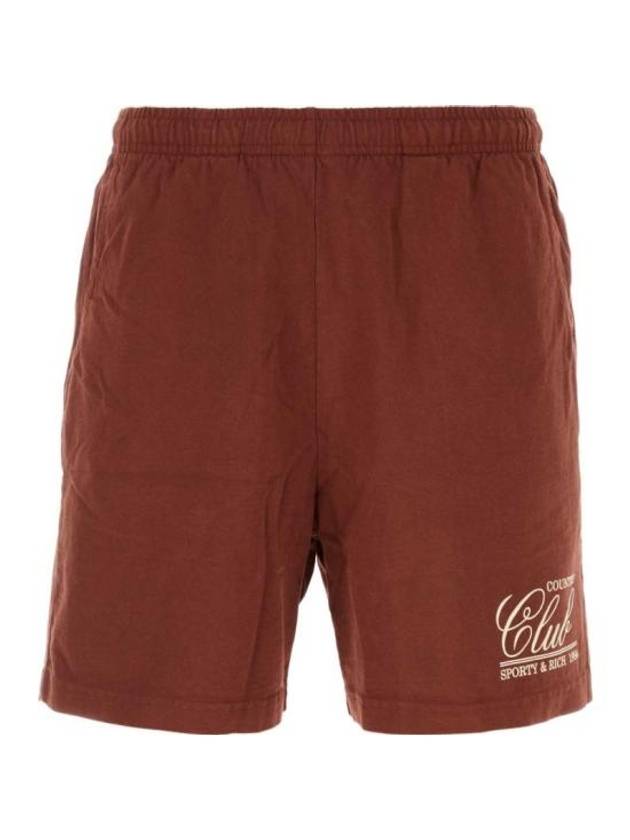 23SS 스포티앤리치 숏팬츠 SH841MO MAROONCREAM