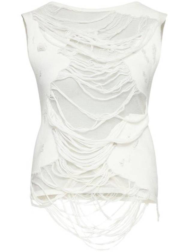 25SS MM6 메종마르지엘라 탑 S62NC0169 M13121 101 BIANCO