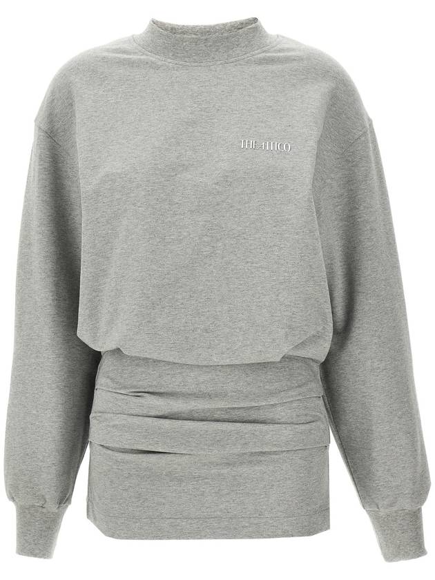 THE ATTICO Draped mini dress 250WCA00393183