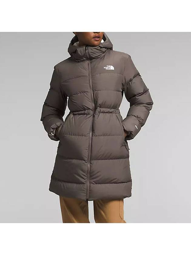 노스페이스 여성 익스플로어 파더 파카 등산 캠핑 롱패딩 자켓 점퍼 Falcon Brown