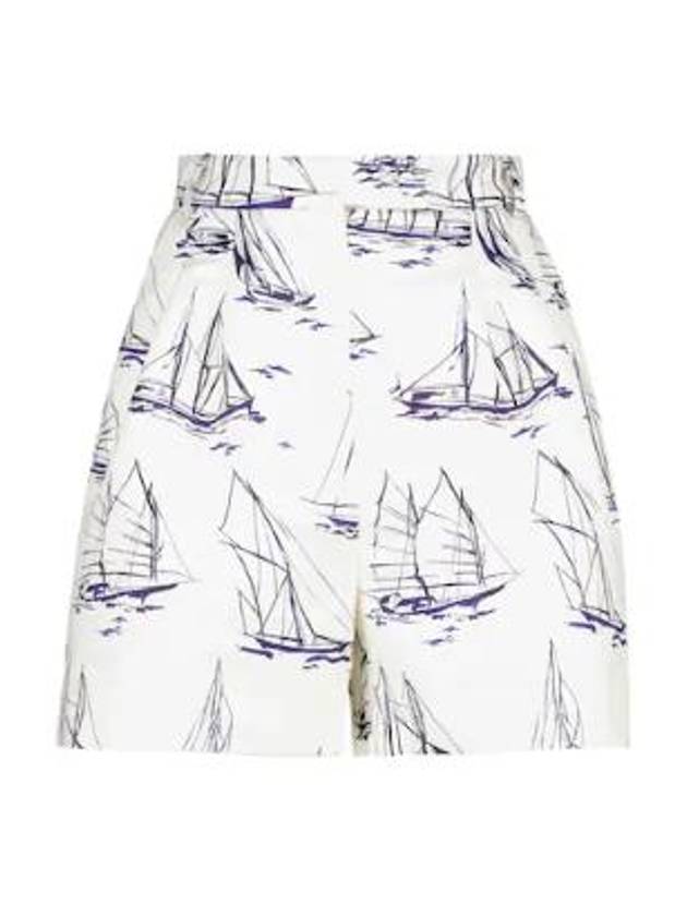 NB04 에밀리아윅스테드 여성 숏팬츠 Elliot printed high rise shorts P00546935